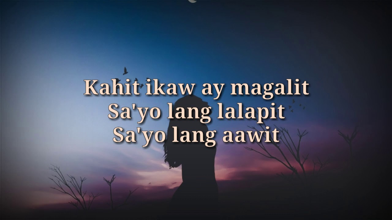 Kahit ayaw mo na lyrics by this band youtube
