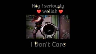 Hey ! seriously wallah I don't care ❤️| #shorts #youtubeshort #bgmi #pubgmobile #tdmmontage