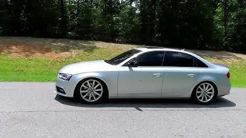 Audi A4 B8.5 2.0t ECS Dual Valved Exhaust Revs Take off Crackle Burble