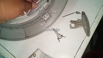 cara mudah mengganti handle pintu mesin cuci front loding lg