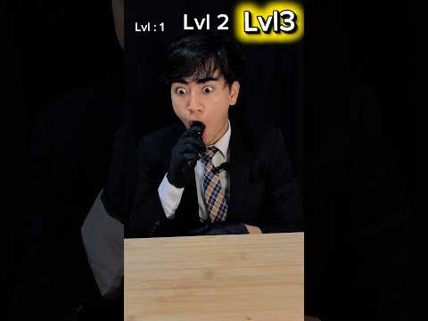 Level 3 is 💣🤯 #shorts #foodchallenge #mukbang #asmr #咀嚼音揚げ物