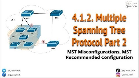 4.1.2 Multiple Spanning Tree Protocol (802.1s) Part 2 - MST Misconfigurations and Recommended Config
