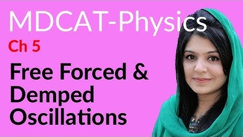 MDCAT Physics Lecture Series, Ch 5, Free Forced & Damped Oscillations, Physics MDCAT Entry Test
