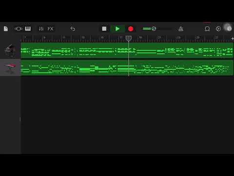 【Garageband 】ピアノと弦