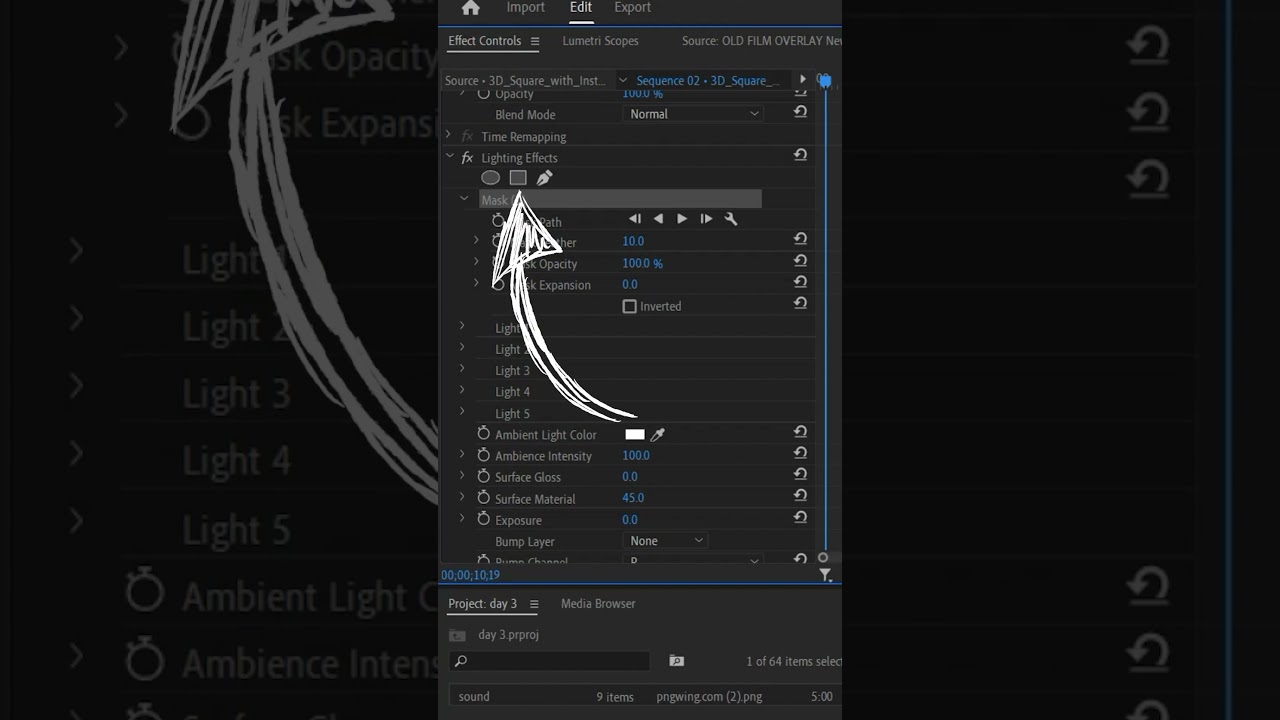 Stop using wrong logo animation in Premiere Pro