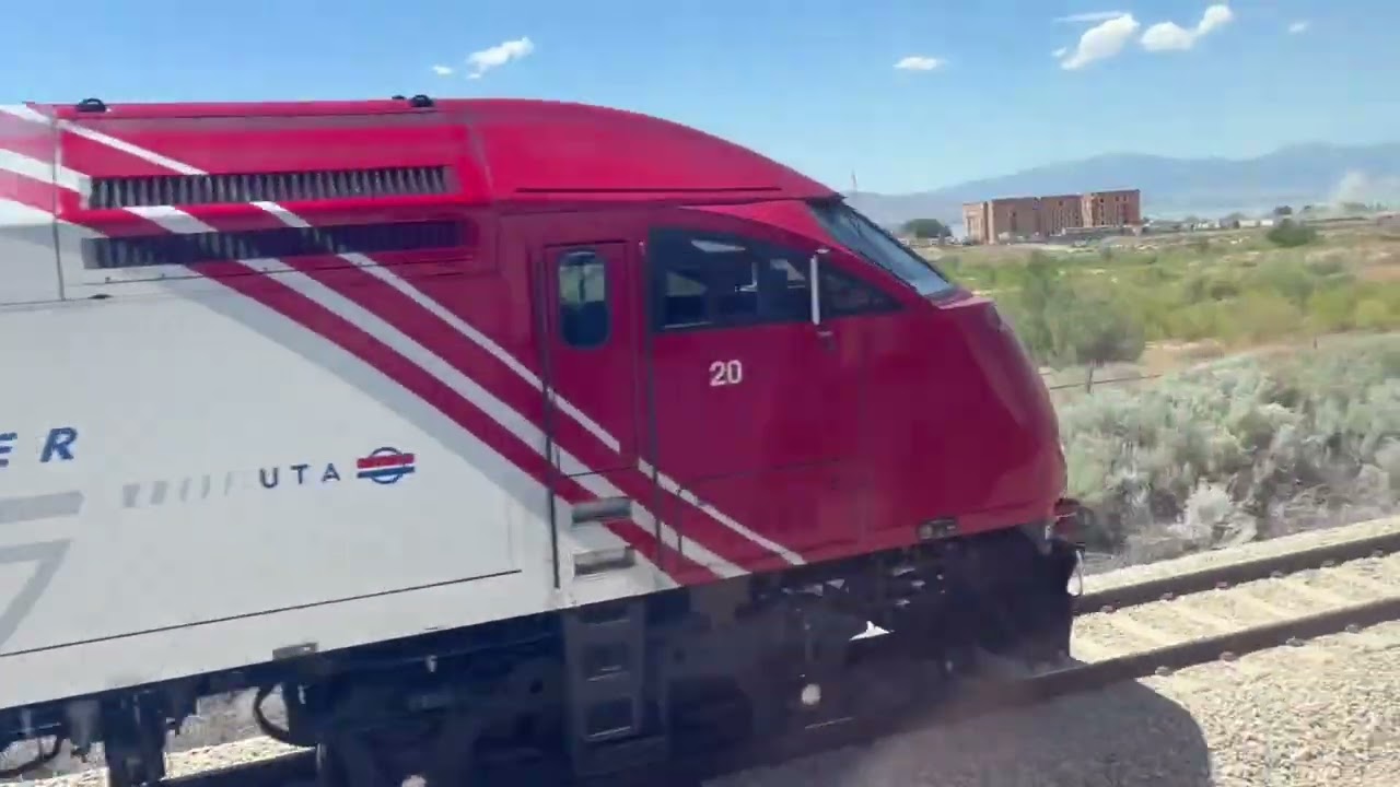 Salt Lake City UTA FrontRunner || Provo Central - Ogden - Full Ride!