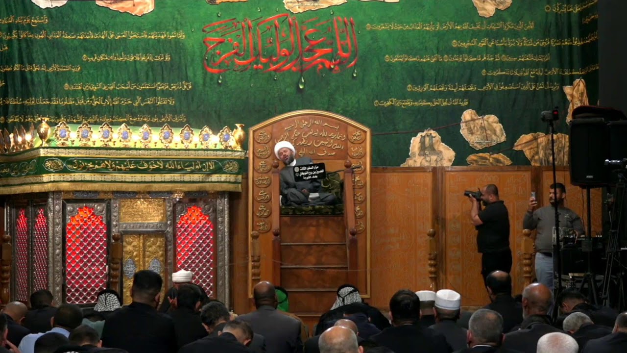 الشيخ زمان الحسناوي مرقد السفير الثالث الحسين بن روح