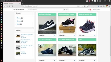 WEBSITE E-COMMERCE PENJUALAN SEPATU DENGAN CODEIGNITER