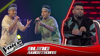 Kalindu & Kavindu | Ayyata Me Raja Ge (අයියාට මේ රජ ගේ)|Blind Auditions|The Voice Teens Sri Lanka S3