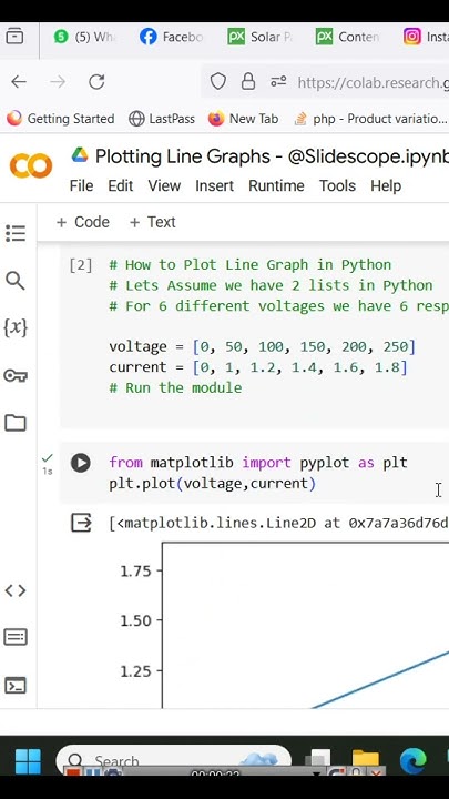 How to Plot Line Graphs in Python - YouTube
