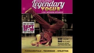 Cesar Valentinos Legendary Vogue Weekend Intensive Promo Rhythm Addict Tv