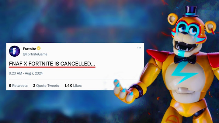 FNAF x Fortnite Is Cancelled...