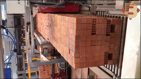 Full automatic clay brick packaging machine