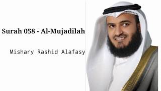 Surah 058 - Al-Mujadilah recited by Mishary Rashid Alafasy