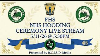 Falfurrias High School NHS Hooding Ceremony, 5/11/26