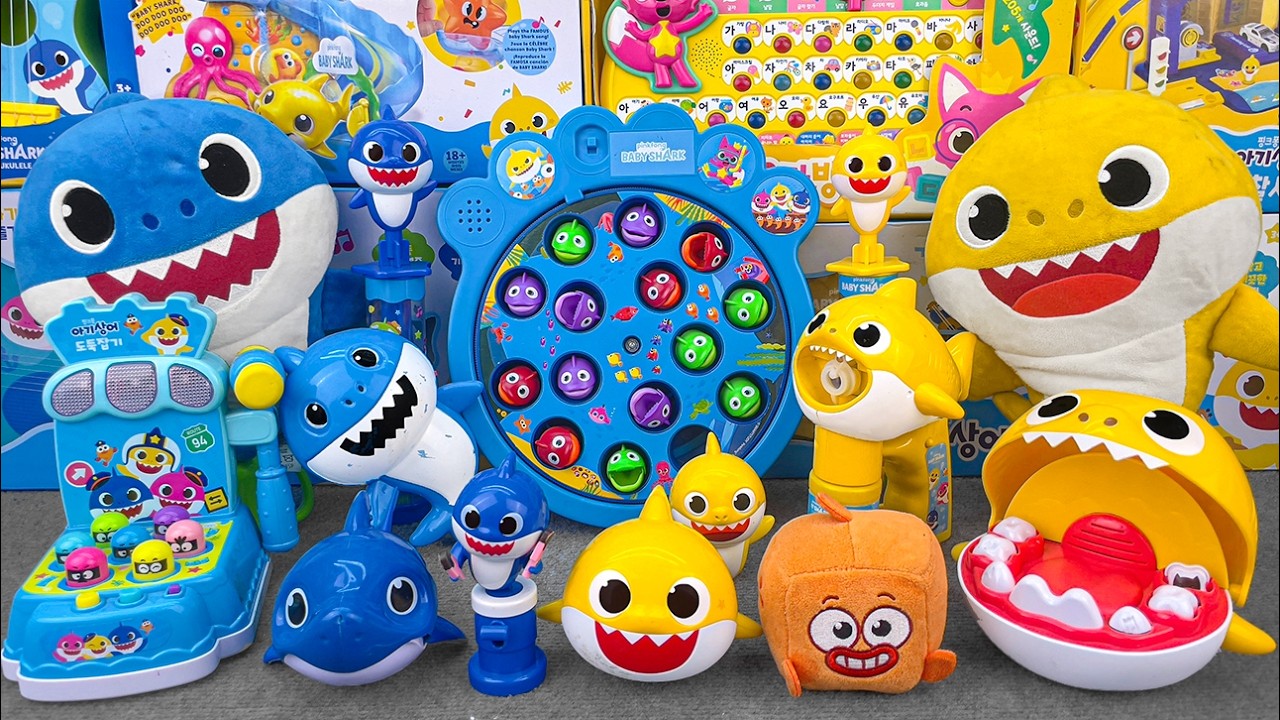 101 Minutes BABY SHARK Collection Unboxing - Satisfying Unboxing (ASMR)