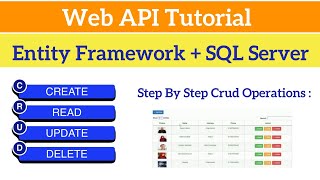 Web API Crud Operations with Entity Framework and Sql Server