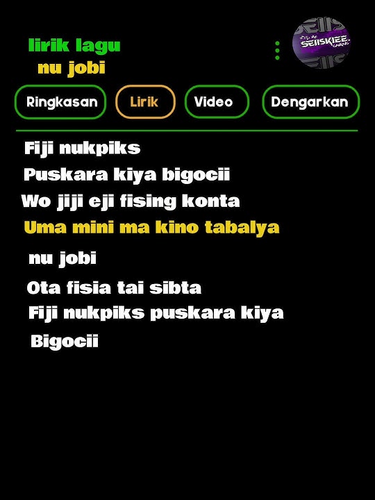 lirik lagu nujobi🎧🎶🎶