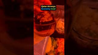 What I Ate On My 12 Hours Flight  Qatar Airways Economy Meal qatarairways shorts travel