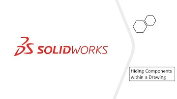 Solidworks 47- Hiding Components within a Drawing