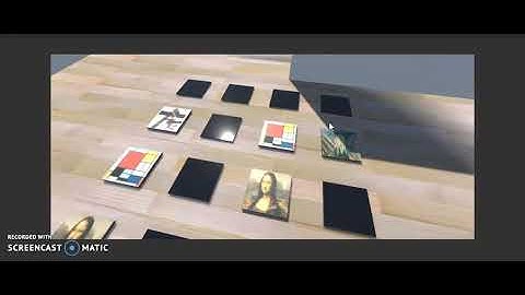 Virtual Reality Memory game