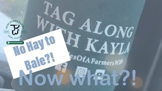 Vlog 107: No Hay to Bale?! ... Now what?!! #FarmHer #AgVocate #Farmlife