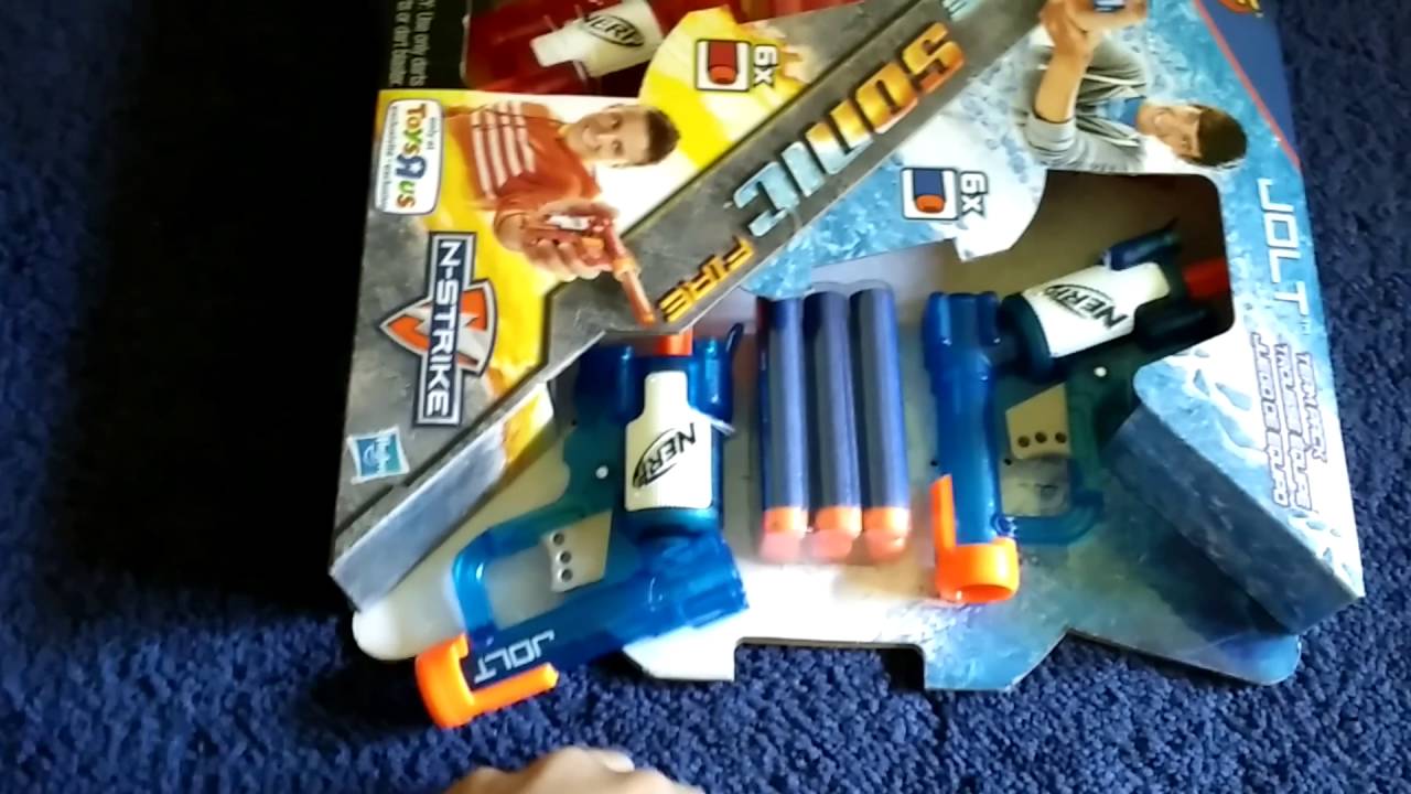REVIEW OF THE NERF SONIC FIRE AND ICE JOLT TEAM PACK