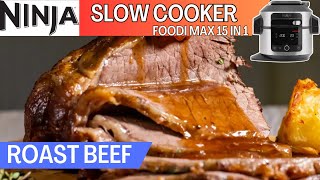 NINJA FOODI 15 in 1 *SLOW COOKER* ROAST BEEF | Sunday Lunch Recipe