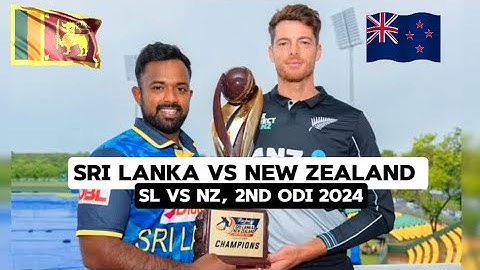 Sri Lanka Vs New Zealand 2nd ODI Short Highlights 2024 | SL Vs NZ