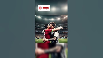 Messi And Ronaldo Hugs eachother |Real Love|Ai generated video