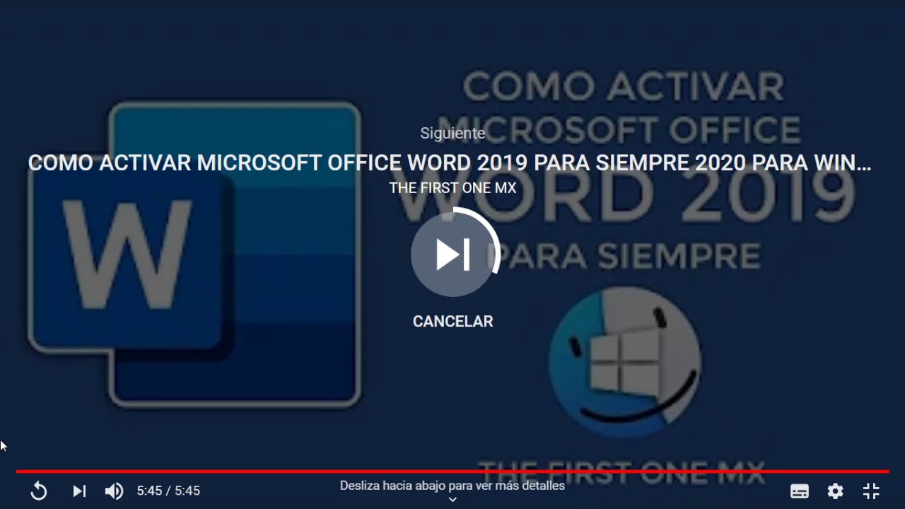 COMO TENER WORD GRATIS AGOSTO 2020 YouTube