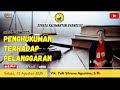 PENGHUKUMAN TERHADAP PELANGGARAN // BSJD GKE 1167