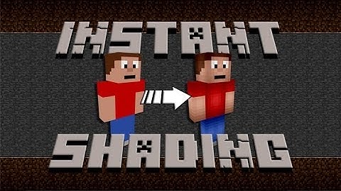 How To Add Shader To Your Minecraft Skin!!