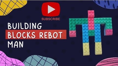 Satisfying building blocks robotic man|making robotic man with LEGO blocks#buildingblocks#AZ Creater