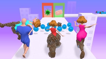 GIRL RIDER - NEW GAME! All Levels Gameplay IOS, Android