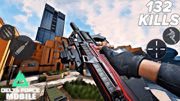 Delta Force Mobile BEST META P90 Build + THRESHOLD GAMEPLAY (132 KILLS)