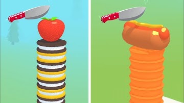 Slice It All Gameplay! Satisfying and Relaxing ASMR Slicing Video