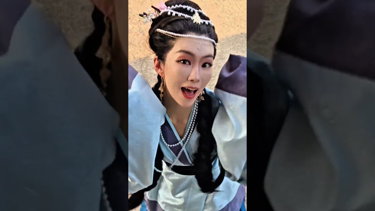 나는 덥지않다. 남부여의 부여주니까🌟#부여 #부여여행 #백제 #백제한복#한복 #고대사한복 #백제헤어스타일#백제머리 #한복모델 #한복 #바라바라밤바라바라밤