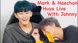 Engsub Markhyuck huya live with Johnny #markhyuck2021 #ncthuyalive  #markhyuck #nct127_sticker