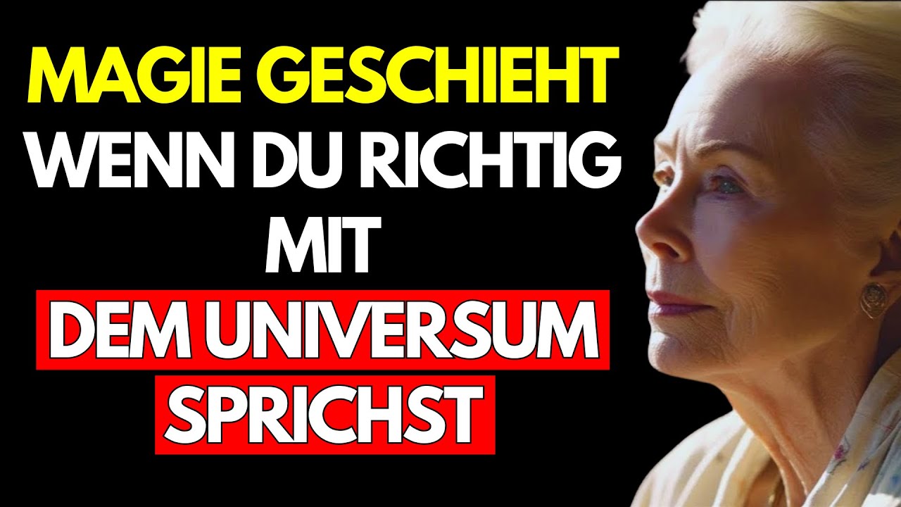 Sobald du RICHTIG mit dem UNIVERSUM SPRICHST, beginnt die VERÄNDERUNG zu GESCHEHEN – Louise Hay