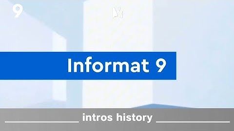 Evolució ni Intrōs Informat 9 dé