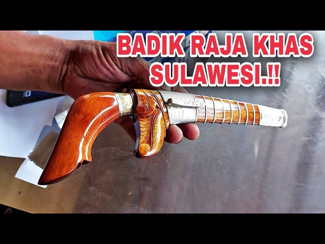 🔴Cara Ritual Pembuatan Badik Raja Khas Sulawesi Dilengkapi Aksesories Perak Ukiran😱 class=