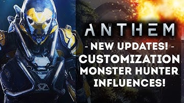 Anthem Game - NEW UPDATES! Customization and Monster Hunter World Gameplay Influences!