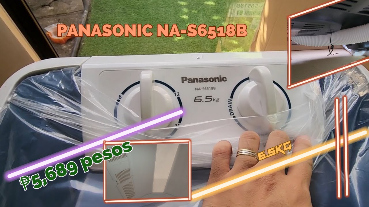 Panasonic Single Tub NA-S6518B