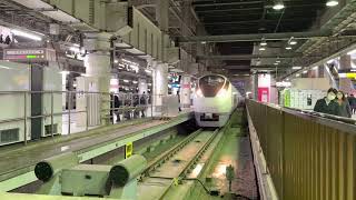 【今は亡きときわ73号土浦行き】上野駅17番線 予告放送 接近放送 E657系 入線