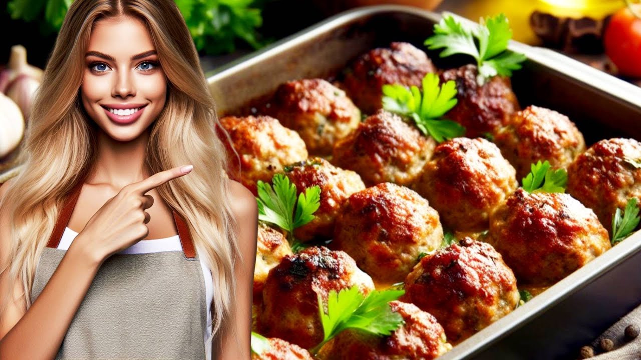 Baked Pork Meatballs (tasty & easy ground pork recipe in the oven