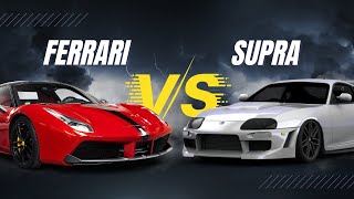 Who Would Really Win the Race Supra vs Ferrari Fast and Furious