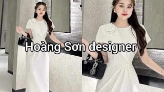 Dạy cắt may: hướng dẫn cách cắt đàm bút chì xếp ly tay chờm theo mẫu| Hoàng Sơn designer