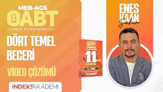 11 - 2026 ÖABT Türkçe - Dört Temel Beceri - 11'li Deneme - III - Enes Kaan ŞAHİN