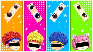Wrong Eyes 👀 challenge D Billions😀 Funny Puzzle Wrong Heads | Cartoon